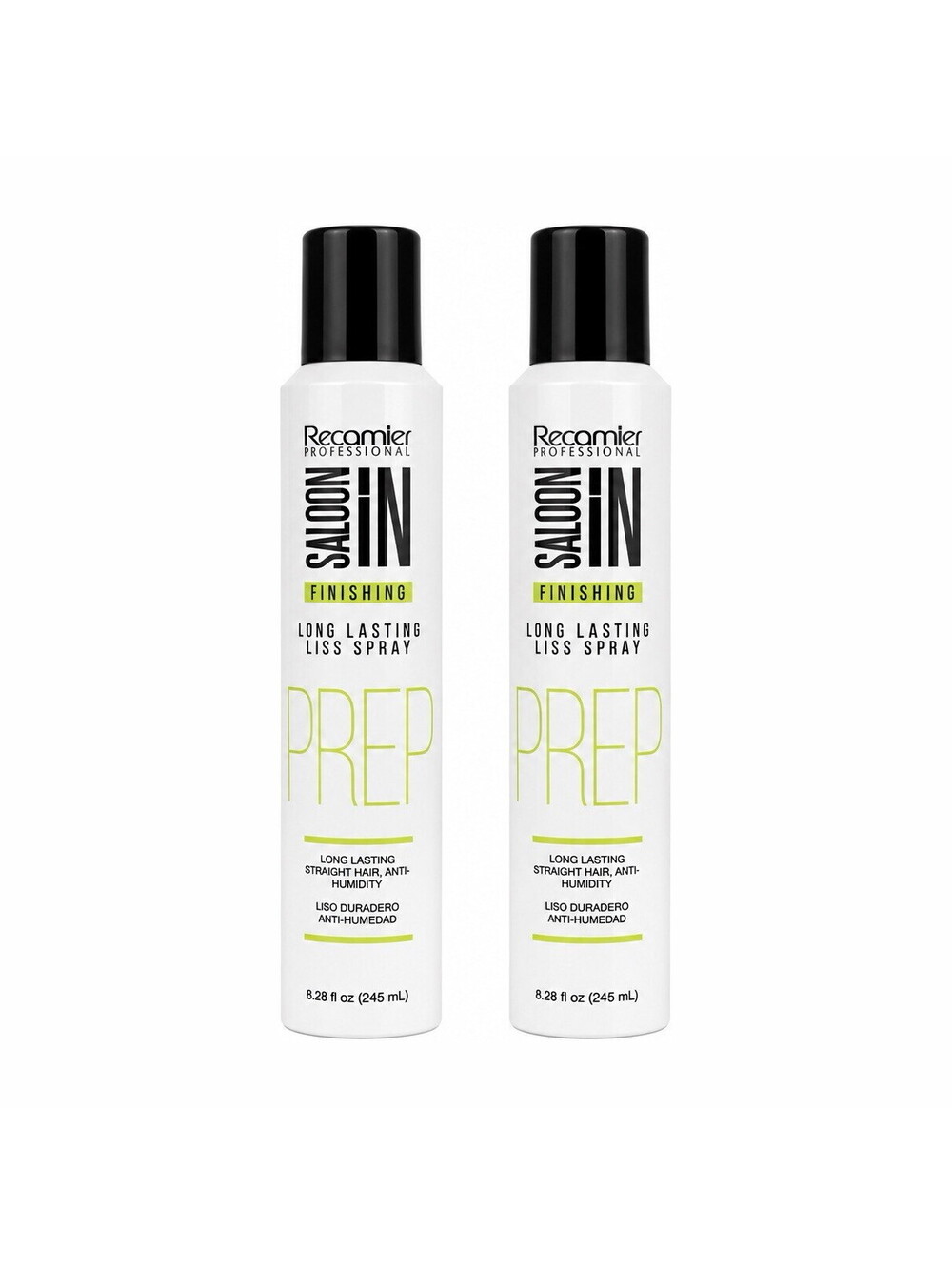 2x Recamier Salon In Prep Long Lasting Liss Spray 8.28 fl oz Anti Humidity
